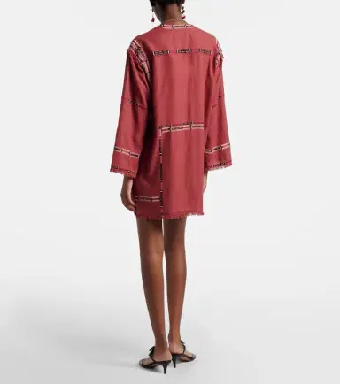 Isabel Marant Freya embroidered silk tunic | Thumbnail 3