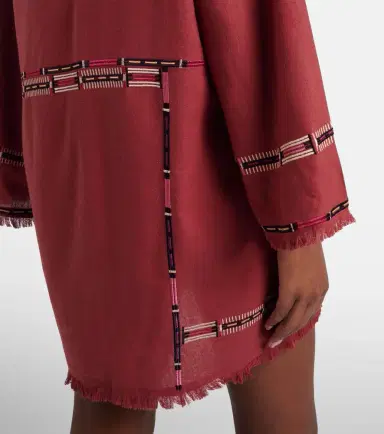 Isabel Marant Freya embroidered silk tunic | Thumbnail 5