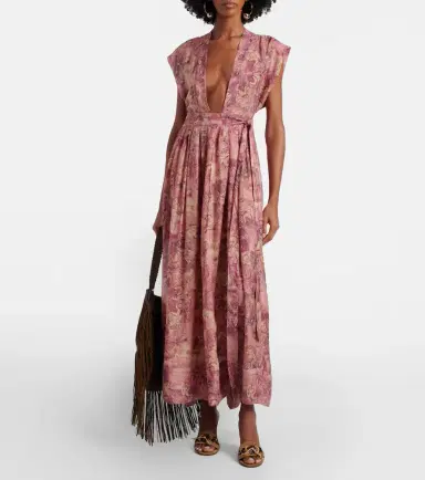 Isabel Marant Melissa printed silk voile maxi dress | Thumbnail 3
