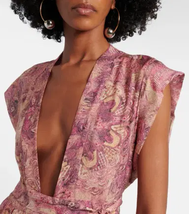 Isabel Marant Melissa printed silk voile maxi dress | Thumbnail 6