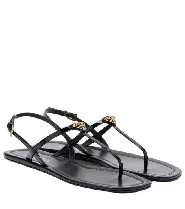 Prada Patent leather thong sandals
