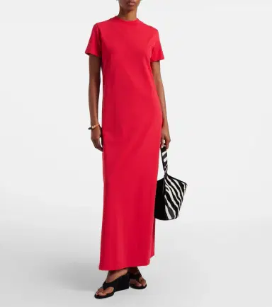 The Frankie Shop Malo cotton jersey maxi dress | Thumbnail 2