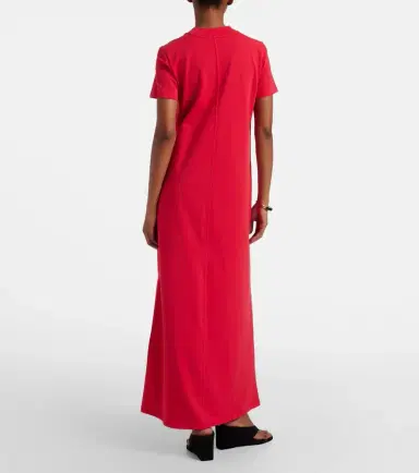 The Frankie Shop Malo cotton jersey maxi dress | Thumbnail 3