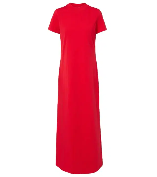 Malo cotton jersey maxi dress