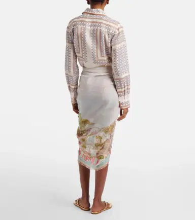 Zimmermann Como printed cotton beach cover-up | Thumbnail 3