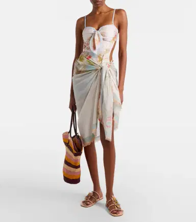 Zimmermann Como printed cotton beach cover-up | Thumbnail 4