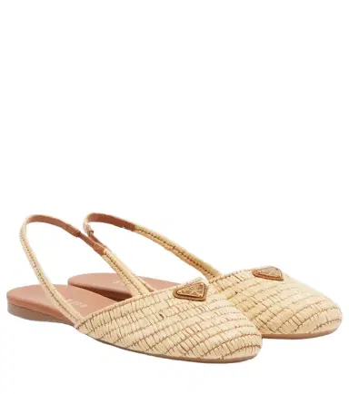 Prada Crochet slingback flats | Thumbnail 1