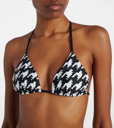 Perfect Moment Houndstooth bikini top | Thumbnail 3 Perfect Moment Houndstooth bikini top | Thumbnail 3