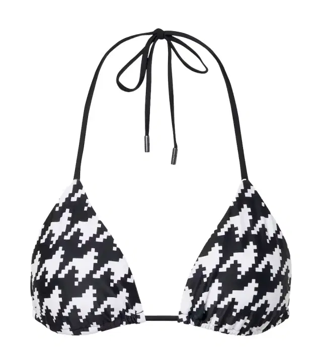 Perfect Moment Houndstooth bikini top