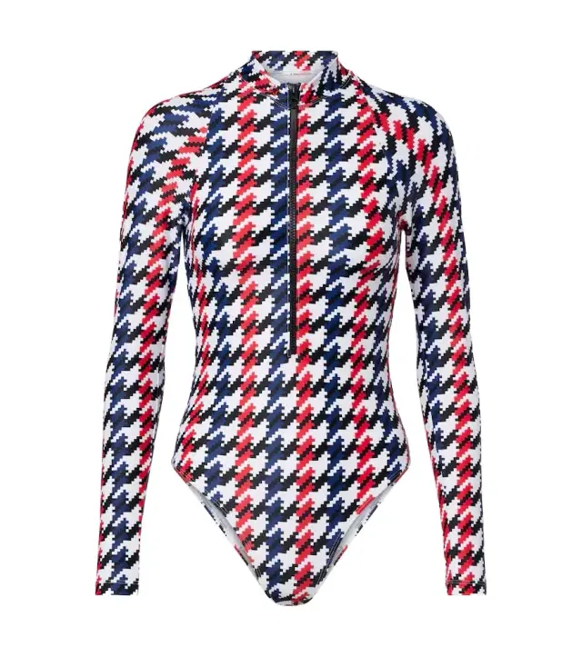 Houndstooth swimsuit