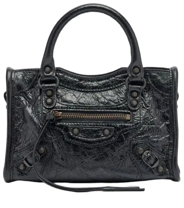 Balenciaga Le City Mini leather top-handle bag