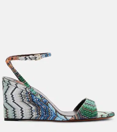 Missoni Julia Zigzag lamé wedges | Thumbnail 2 Missoni Julia Zigzag lamé wedges | Thumbnail 2