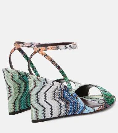 Missoni Julia Zigzag lamé wedges | Thumbnail 3 Missoni Julia Zigzag lamé wedges | Thumbnail 3