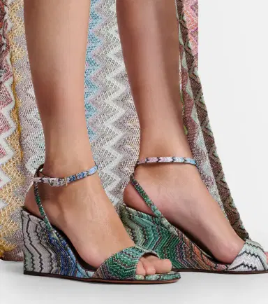 Missoni Julia Zigzag lamé wedges | Thumbnail 6 Missoni Julia Zigzag lamé wedges | Thumbnail 6