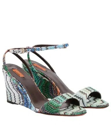 Missoni Julia Zigzag lamé wedges | Thumbnail 1 Missoni Julia Zigzag lamé wedges | Thumbnail 1