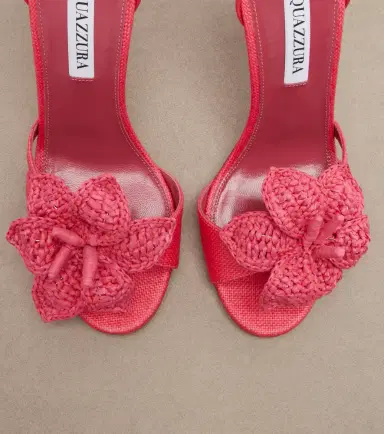 Aquazzura Calypso raffia sandals | Thumbnail 3 Aquazzura Calypso raffia sandals | Thumbnail 3