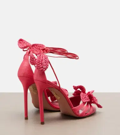 Aquazzura Calypso raffia sandals | Thumbnail 4 Aquazzura Calypso raffia sandals | Thumbnail 4