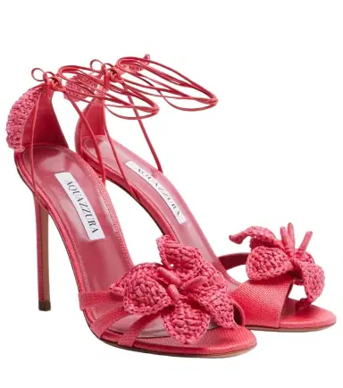 Aquazzura Calypso raffia sandals | Thumbnail 1 Aquazzura Calypso raffia sandals | Thumbnail 1