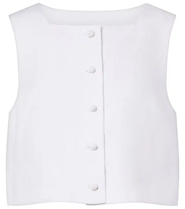 Rio linen crop top