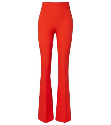 Safiyaa Alexa crêpe flared pants | Thumbnail 1 Safiyaa Alexa crêpe flared pants | Thumbnail 1