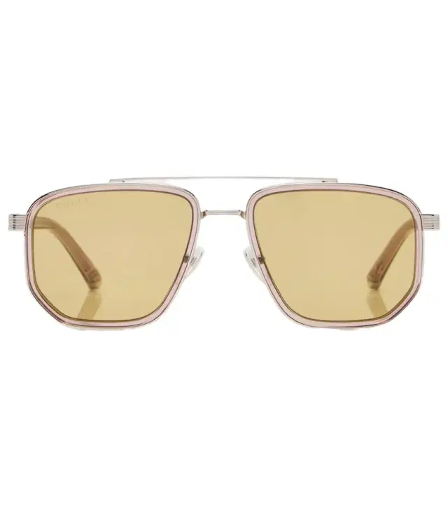 Gucci Lettering aviator sunglasses