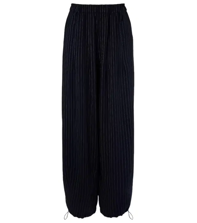 The Frankie Shop Oakdale pinstripe wide-leg pants