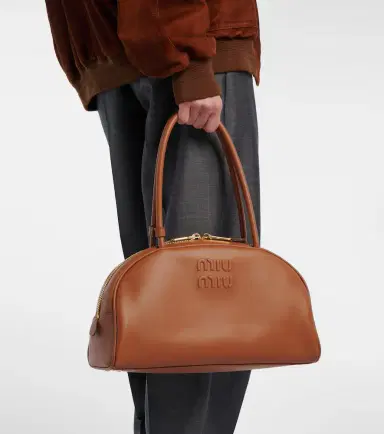 Miu Miu Beau Large leather shoulder bag | Thumbnail 5