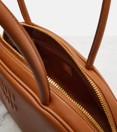 Miu Miu Beau Large leather shoulder bag | Thumbnail 7