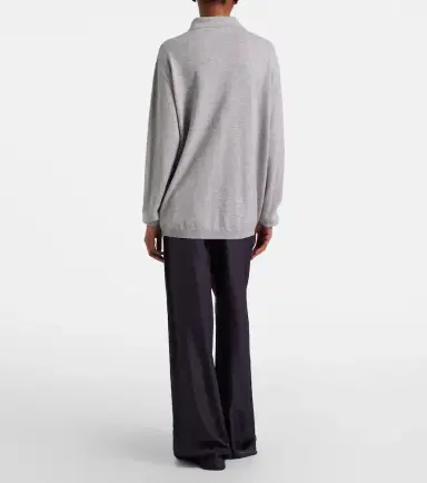 The Frankie Shop Marfa pleated twill wide-leg pants | Thumbnail 4