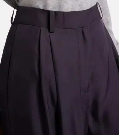The Frankie Shop Marfa pleated twill wide-leg pants | Thumbnail 5