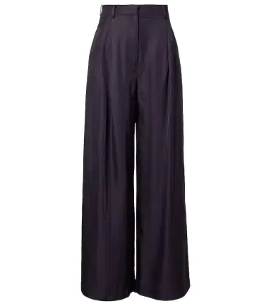 The Frankie Shop Marfa pleated twill wide-leg pants | Thumbnail 1