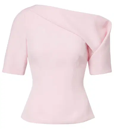 Safiyaa Marley draped crêpe top | Thumbnail 1 Safiyaa Marley draped crêpe top | Thumbnail 1