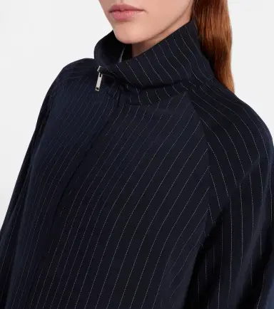 The Frankie Shop Baxter pinstripe oversized jacket | Thumbnail 3