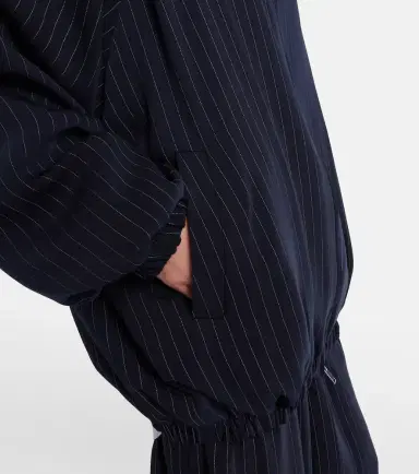 The Frankie Shop Baxter pinstripe oversized jacket | Thumbnail 5