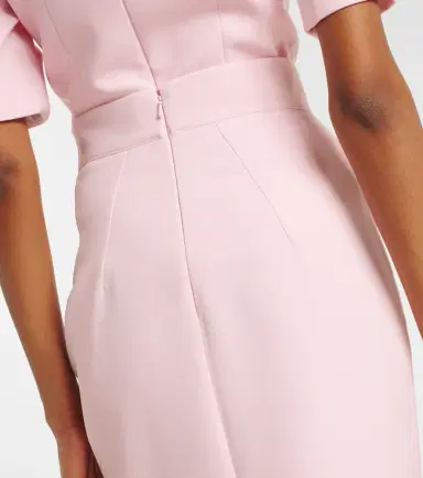 Safiyaa Hokuku crêpe pencil skirt | Thumbnail 3 Safiyaa Hokuku crêpe pencil skirt | Thumbnail 3