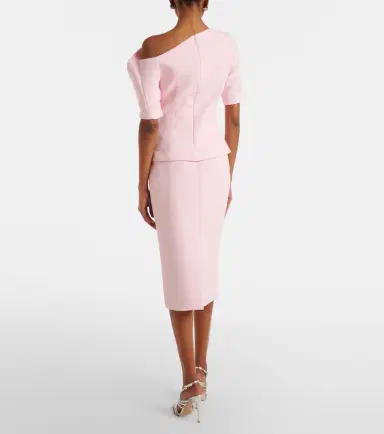 Safiyaa Hokuku crêpe pencil skirt | Thumbnail 4 Safiyaa Hokuku crêpe pencil skirt | Thumbnail 4