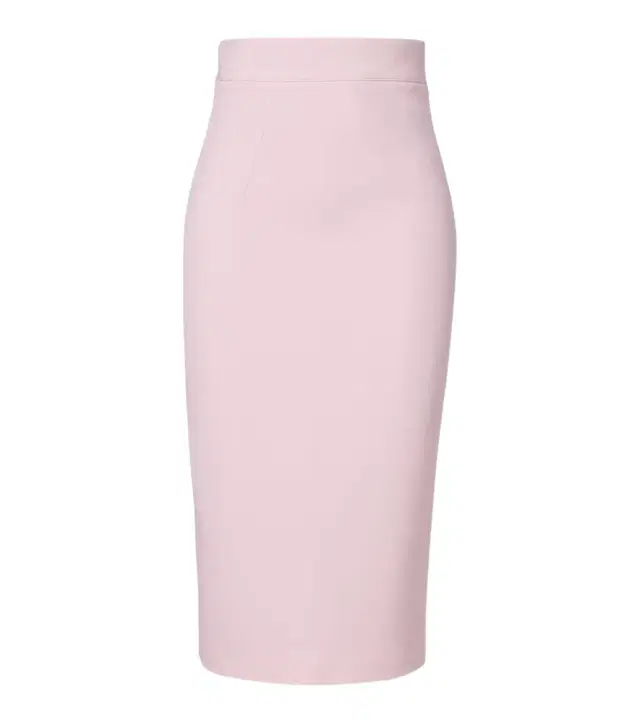 Safiyaa Hokuku crêpe pencil skirt