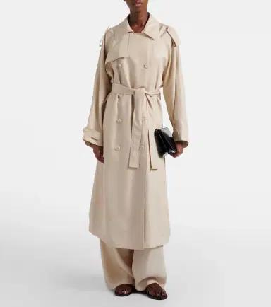 The Frankie Shop Veyron ovesized twill trench coat | Thumbnail 5 The Frankie Shop Veyron ovesized twill trench coat | Thumbnail 5