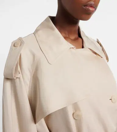 The Frankie Shop Veyron ovesized twill trench coat | Thumbnail 7 The Frankie Shop Veyron ovesized twill trench coat | Thumbnail 7