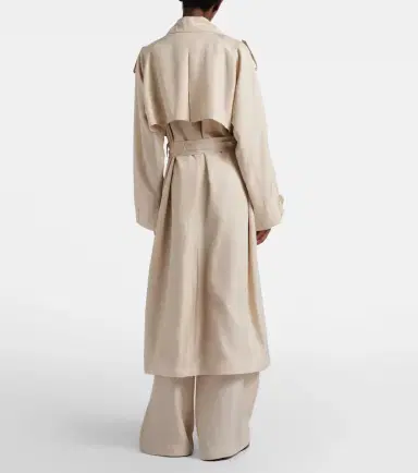 The Frankie Shop Veyron ovesized twill trench coat | Thumbnail 8 The Frankie Shop Veyron ovesized twill trench coat | Thumbnail 8