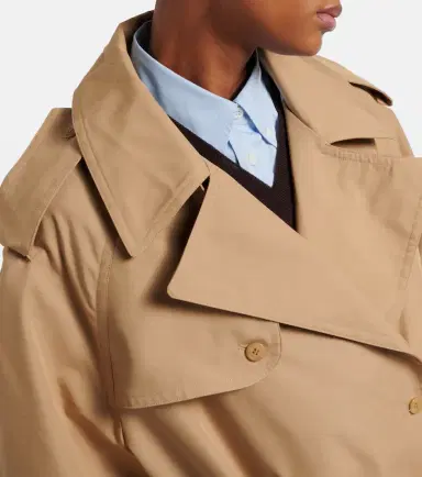 The Frankie Shop Riva oversized cotton trench coat | Thumbnail 5 The Frankie Shop Riva oversized cotton trench coat | Thumbnail 5