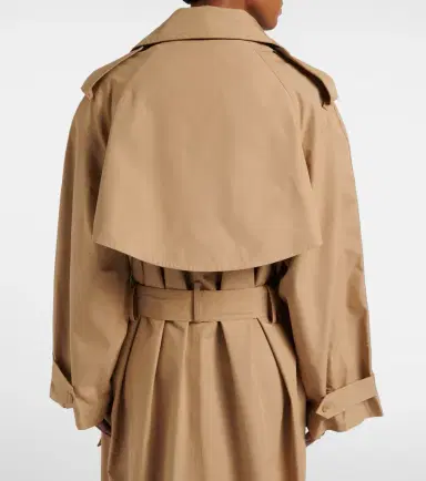 The Frankie Shop Riva oversized cotton trench coat | Thumbnail 6 The Frankie Shop Riva oversized cotton trench coat | Thumbnail 6