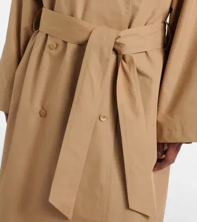The Frankie Shop Riva oversized cotton trench coat | Thumbnail 8 The Frankie Shop Riva oversized cotton trench coat | Thumbnail 8