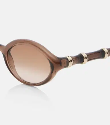 Gucci Bamboo oval sunglasses | Thumbnail 2