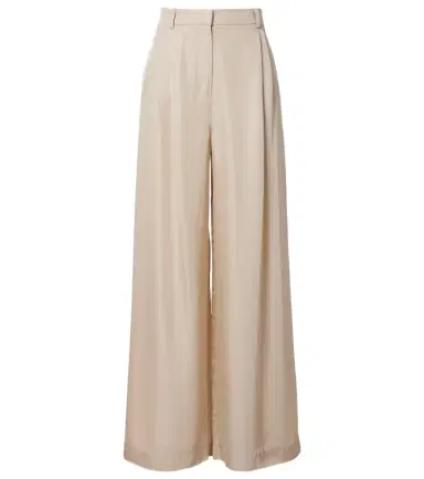 The Frankie Shop Marfa pleated twill wide-leg pants | Thumbnail 1