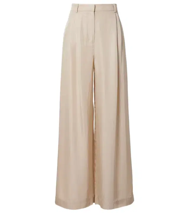 The Frankie Shop Marfa pleated twill wide-leg pants