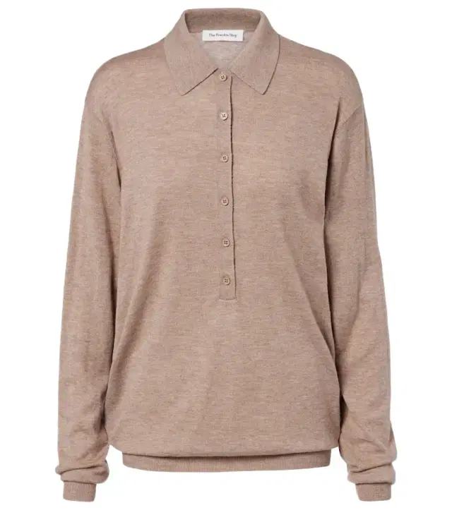 Tala wool-blend polo sweater