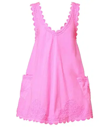 Juliet Dunn Embroidered cotton poplin minidress | Thumbnail 1
