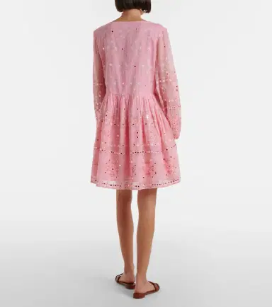 Juliet Dunn Embellished cotton minidress | Thumbnail 5