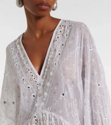 JULIET DUNN Embellished cotton maxi dress | Thumbnail 2